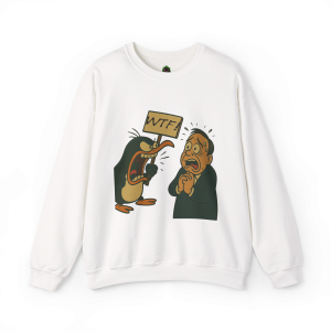 WTF Angry Penguin Crewneck Sweatshirt